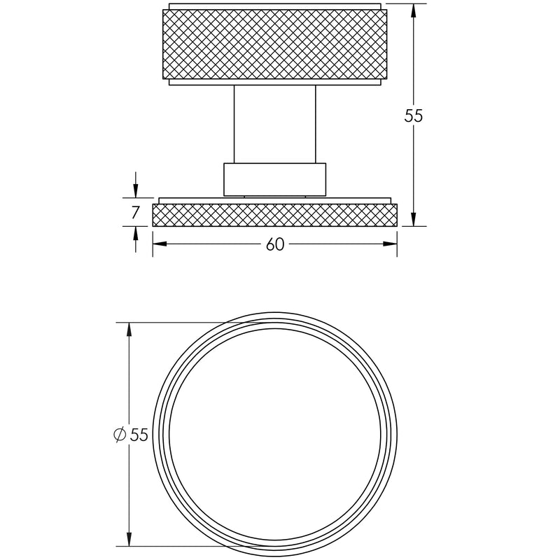 Burlington Westbourne Mortice Door Knob