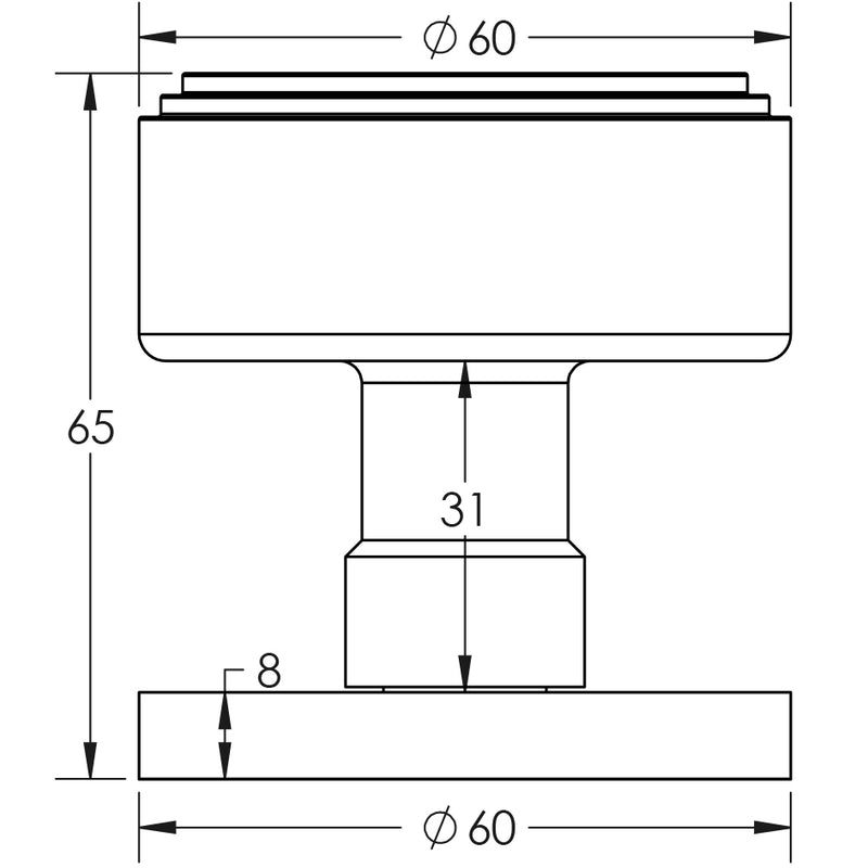 Step Mortice Door Knob