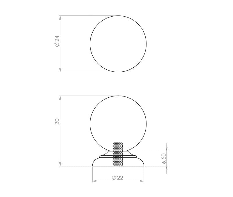 Ball Shaped Cupboard Knobs