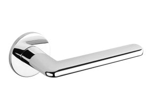 Tupai Exclusivo 5S Line Tavira Lever Door Handle on 5mm Slimline Round Rose