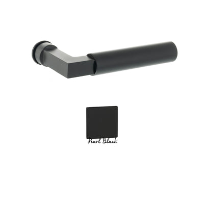 Tupai Exclusivo 5S Line Covas Lever Door Handle on Concealed Square Rose