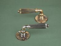 Regency Lever Handle on Rose