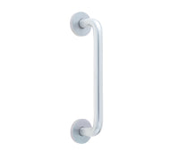 Aluminium 19mm D Shape Pull Handle Rose Fixing