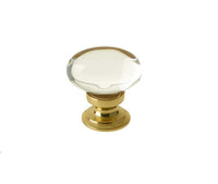 Oval Glass Cupboard Knobs