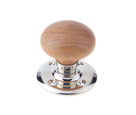 French Oak Mortice Door Knobs