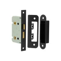 Jedo Kontrax Bathroom locks with Square Forend & Radiused Strike Plate