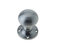 Reeded Mortice Door Knobs 53mm