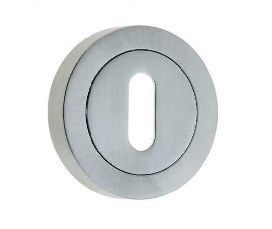 Designer Standard Keyway Escutcheons on 50mm Round Rose