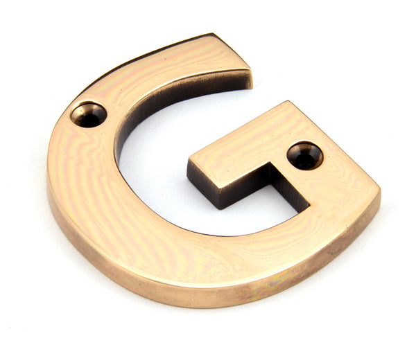 Polished Bronze Letter G