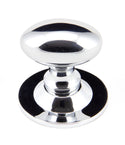 Polished Chrome Oval Cabinet Knob