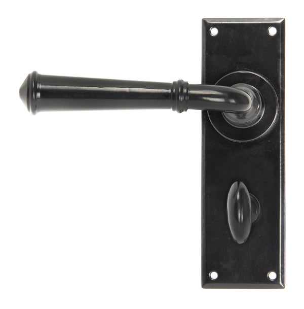 Black Regency Lever Euro Lock Set